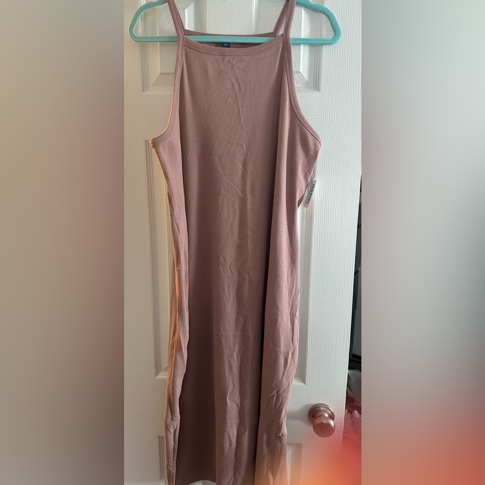 Summer ribbed maxi dress